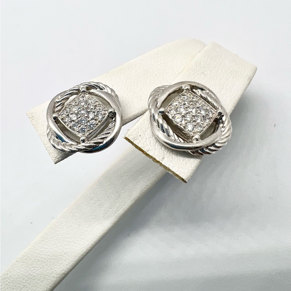 David Yurman Infinity Diamond Earrings